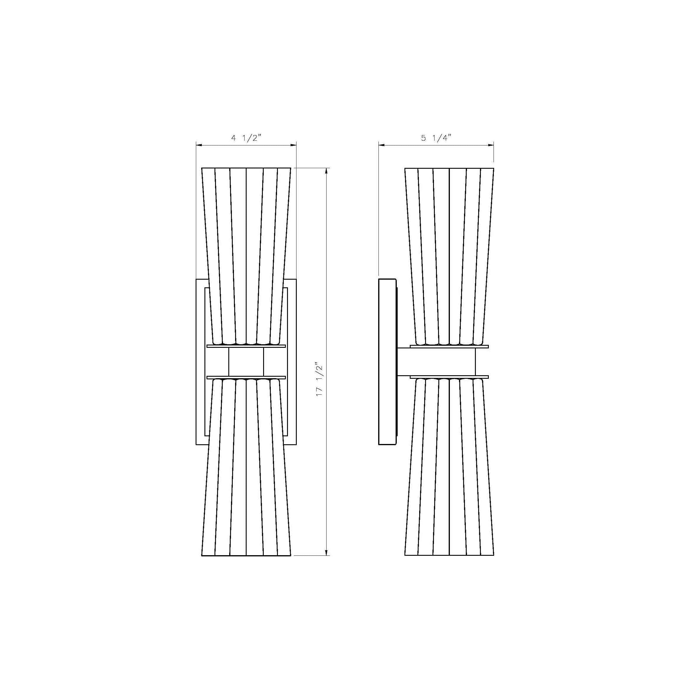 Titus 2-Light Wall Sconce