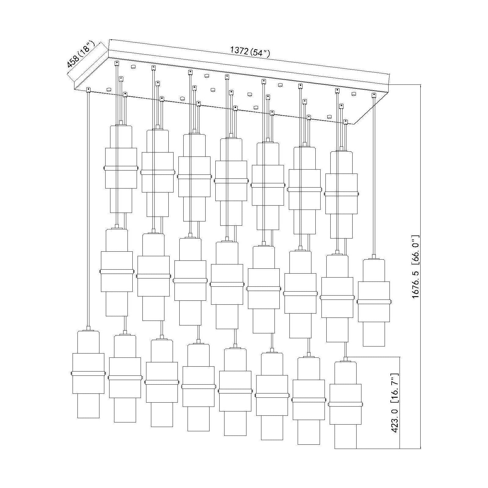 Cayden 23-Light Linear Chandelier