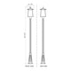 Rainer 4-Light Outdoor Post Mounted Fixture