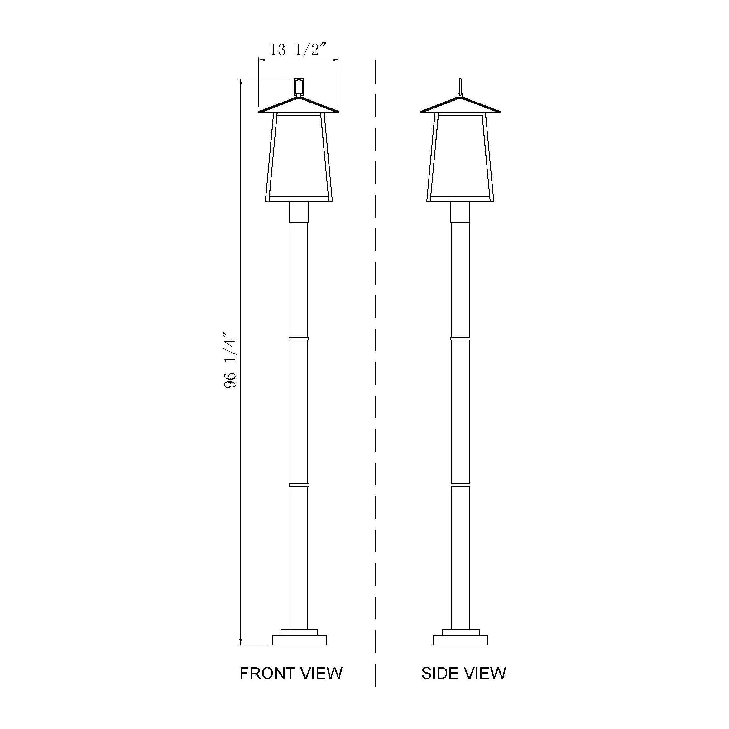 Rainer 4-Light Outdoor Post Mounted Fixture