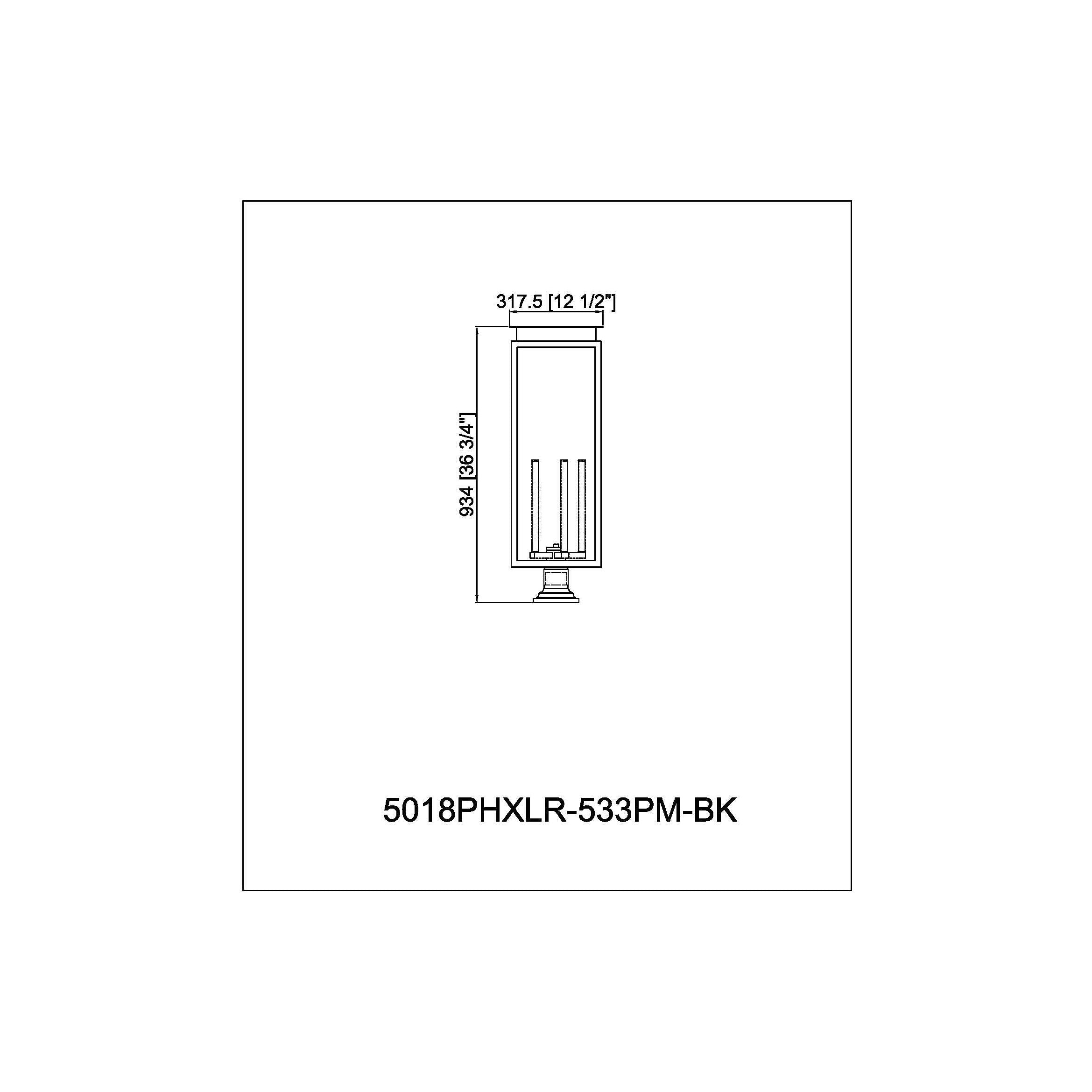 Nova 5-Light Outdoor Pier Mounted Fixture