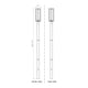 Aura 1-Light Outdoor Post Mounted Fixture