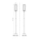 Aura 1-Light Outdoor Post Mounted Fixture