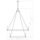 Dennison 20-Light Chandelier