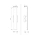 Stylet 2-Light Outdoor Wall Light