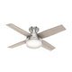 Dempsey Low Profile Fan with Light 44"