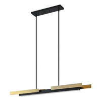 Grazia 48" 2-Light LED Linear Chandelier