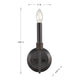 Gardner 1-Light Wall Sconce