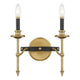 Consulate 2-Light Wall Sconce