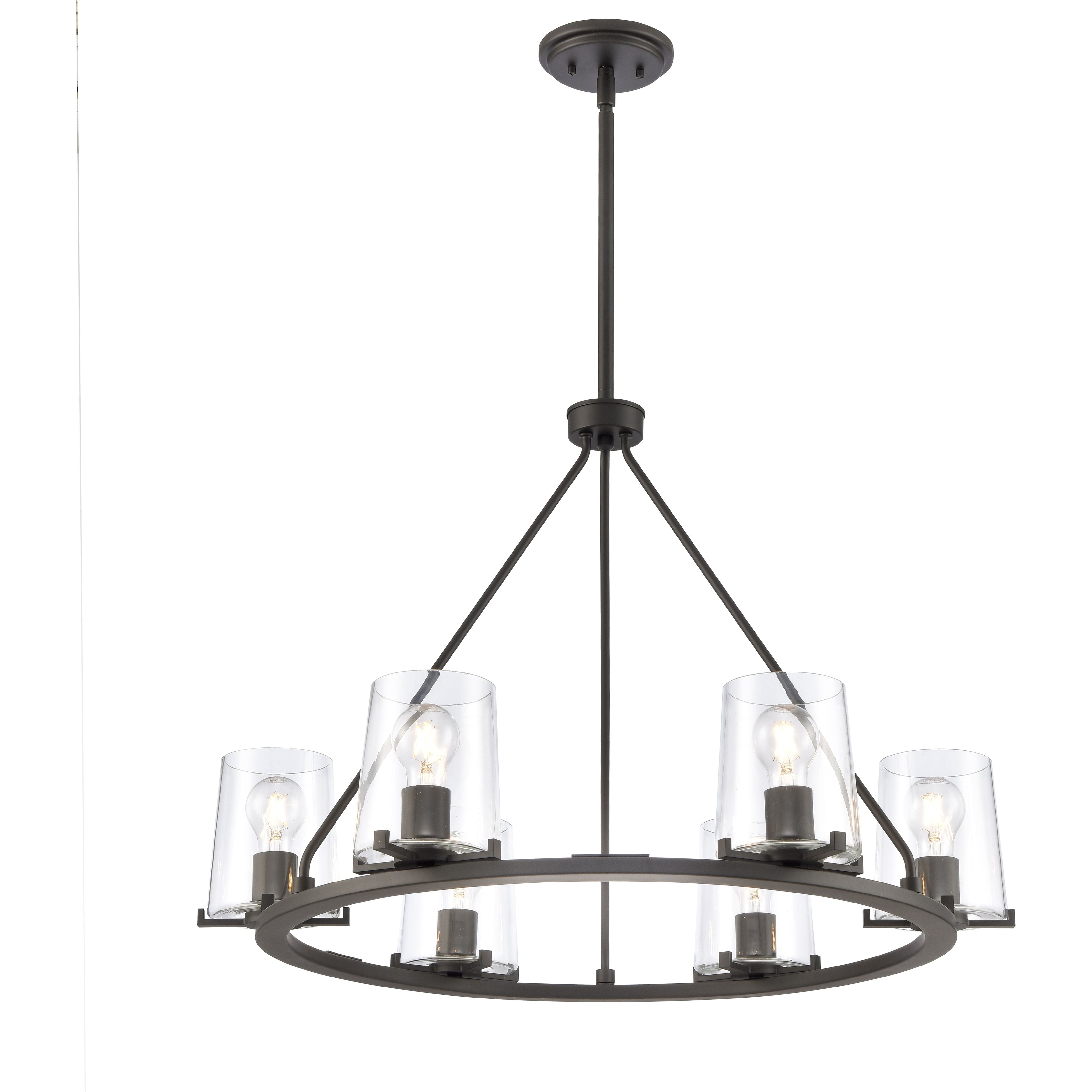 Votisse 30" Wide 6-Light Chandelier