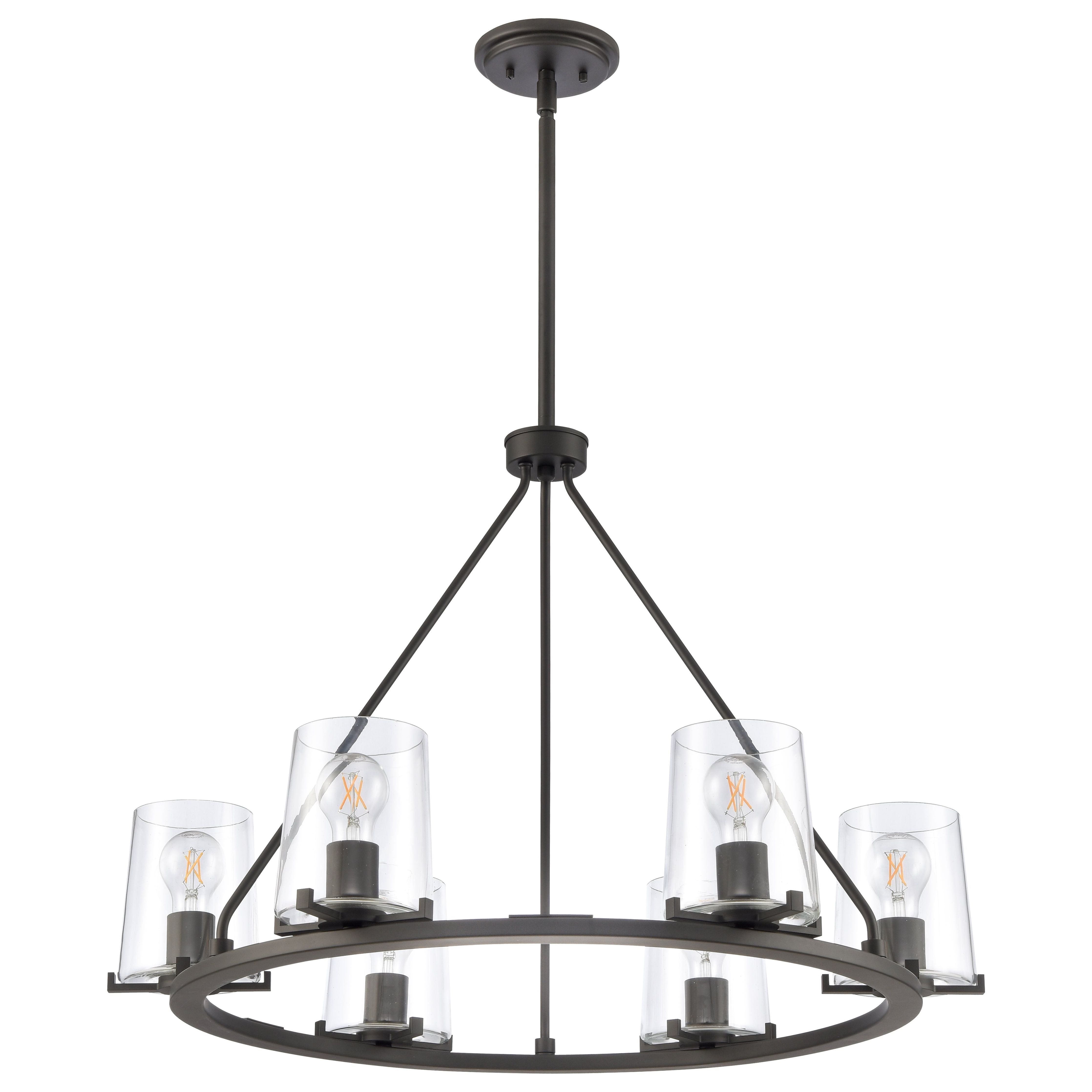 Votisse 30" Wide 6-Light Chandelier