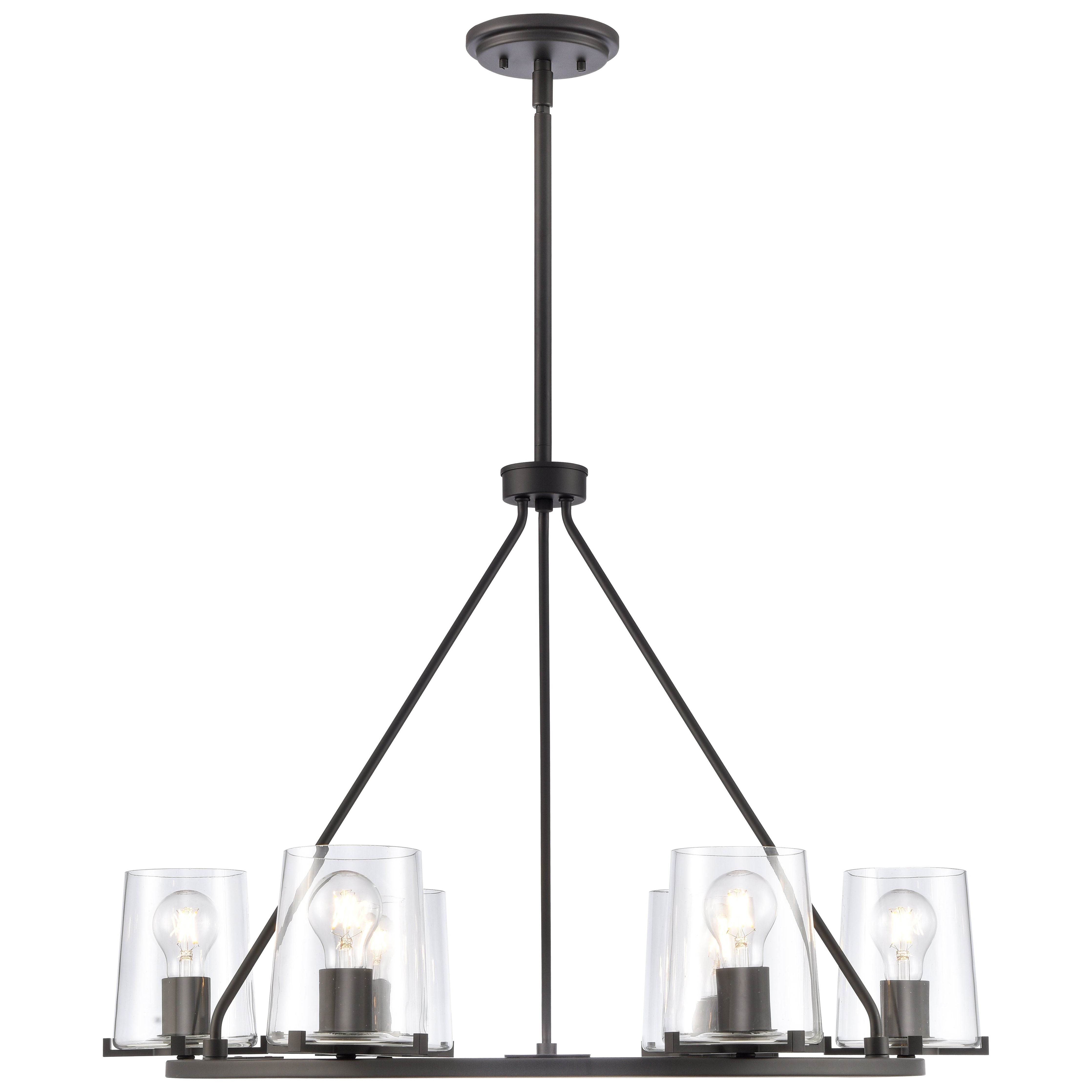 Votisse 30" Wide 6-Light Chandelier