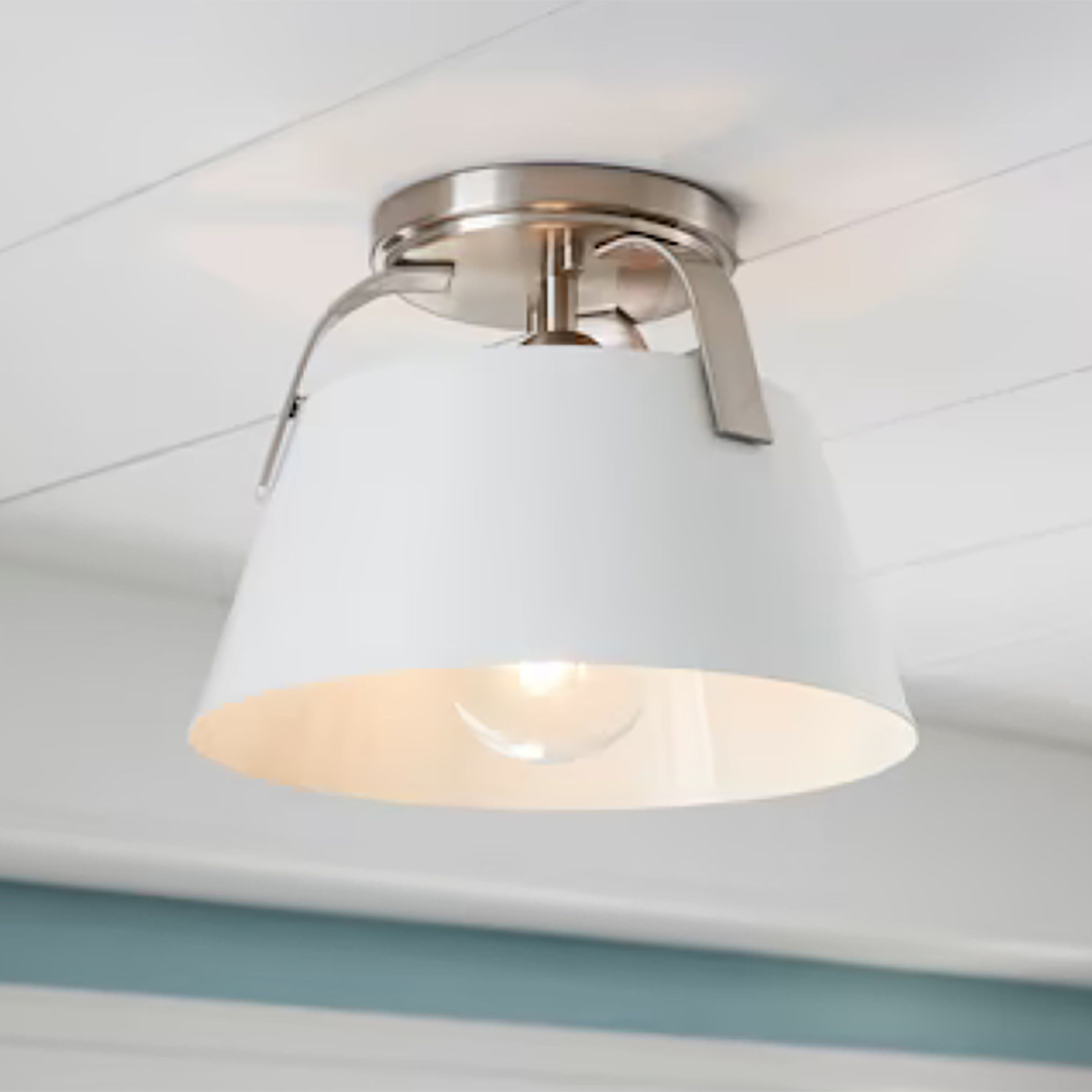 Jepson 9.5" Wide 1-Light Semi Flush Mount