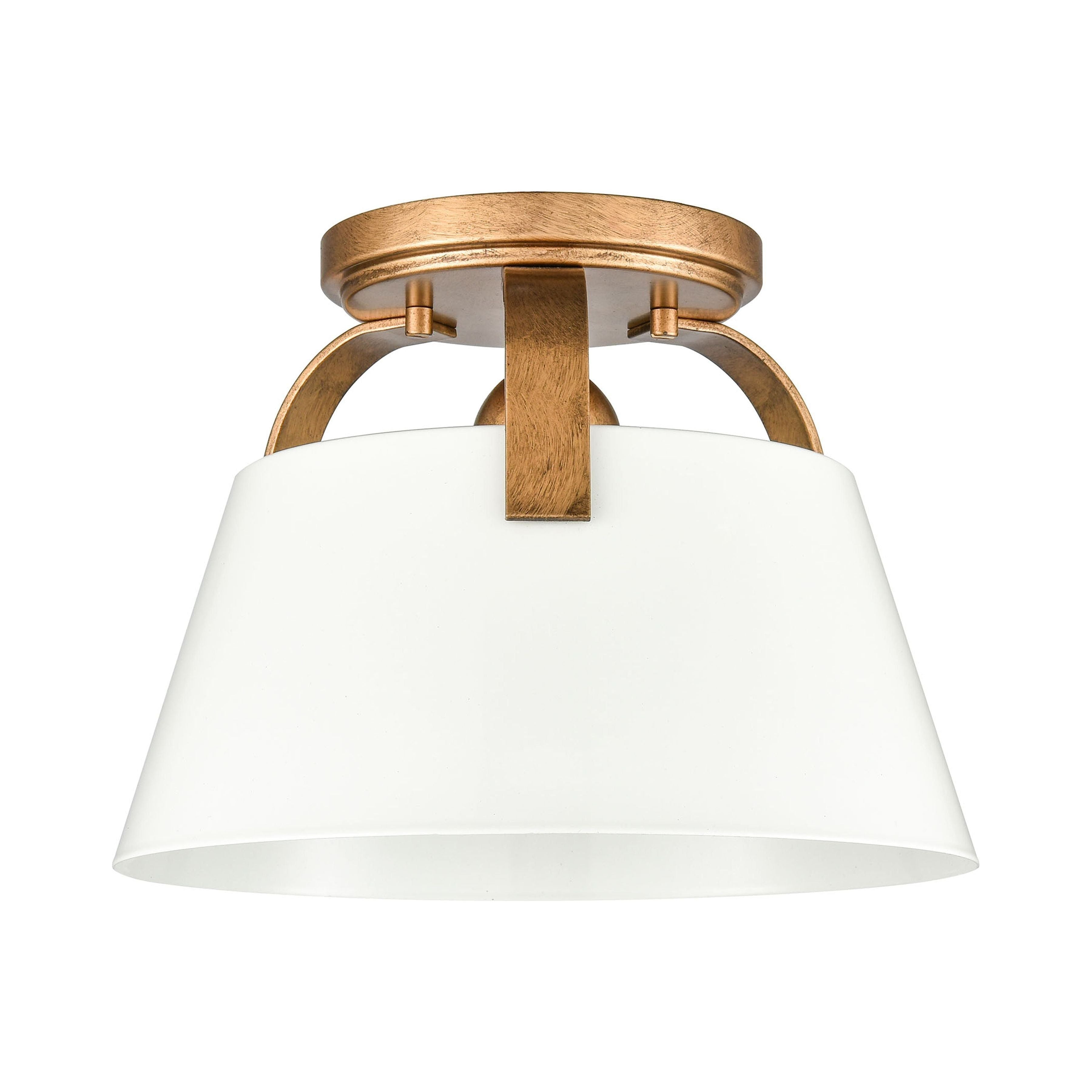 Jepson 9.5" Wide 1-Light Semi Flush Mount