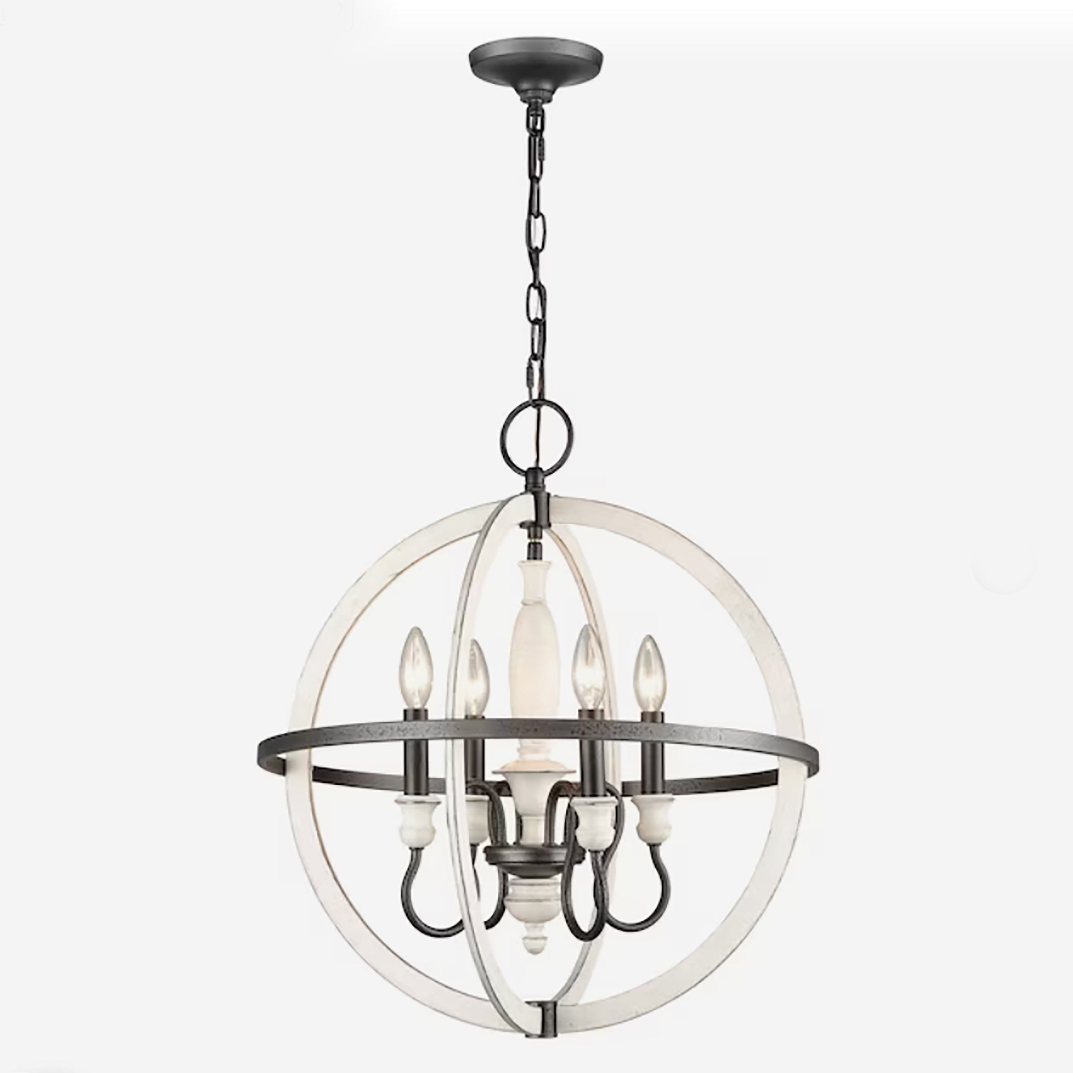 Brownell 20" Wide 4-Light Chandelier