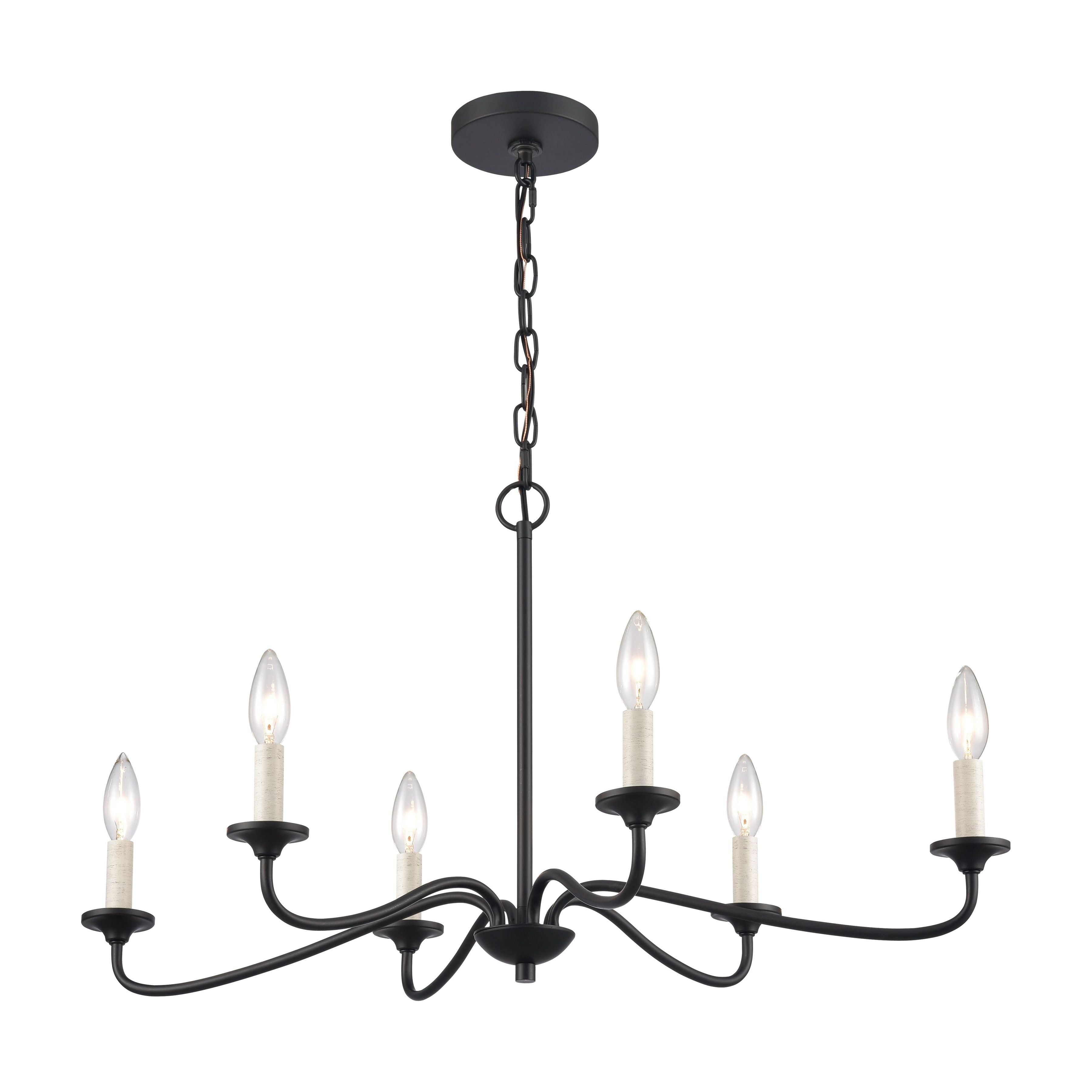 Ellisville 30" Wide 6-Light Chandelier