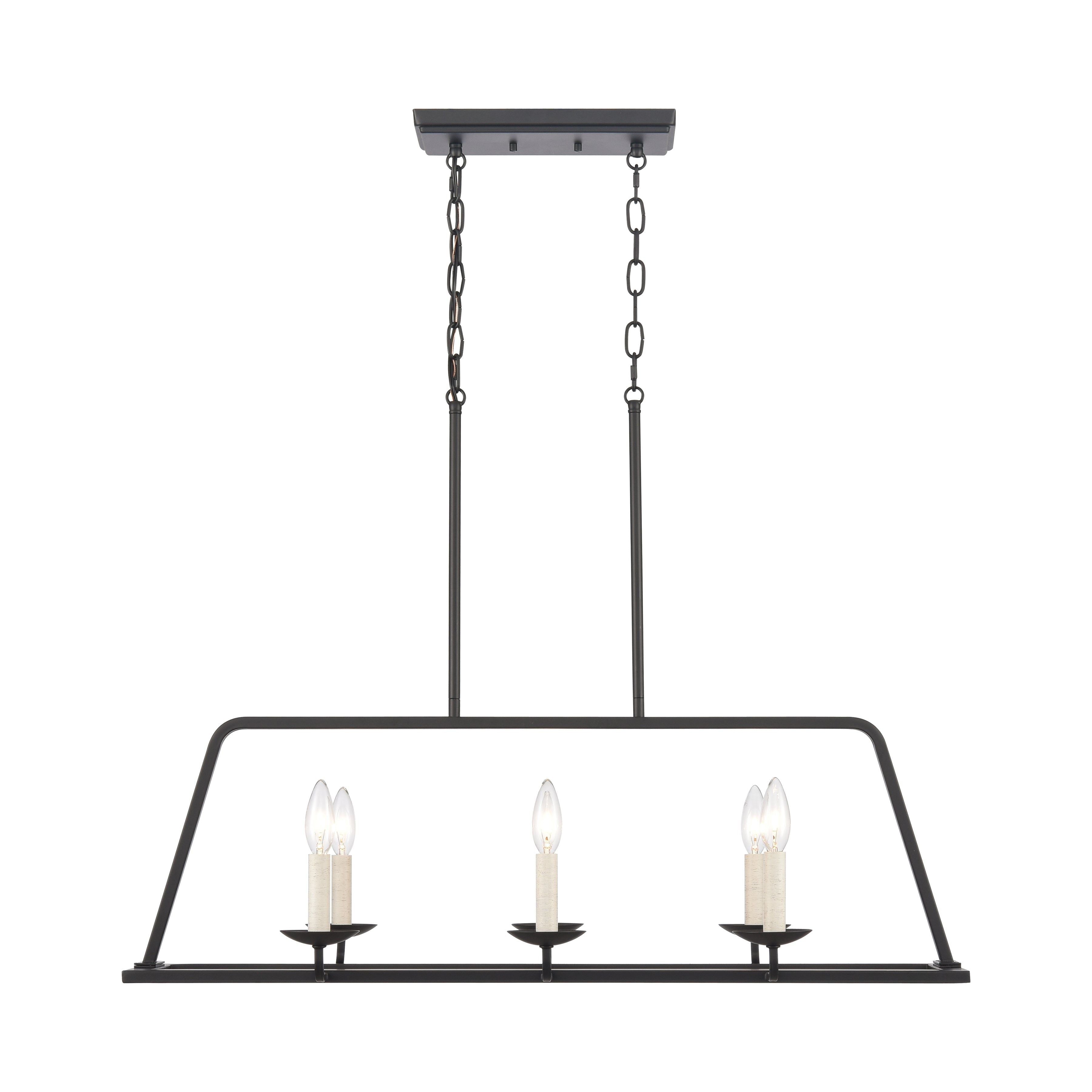 Ellisville 34" Wide 6-Light Chandelier