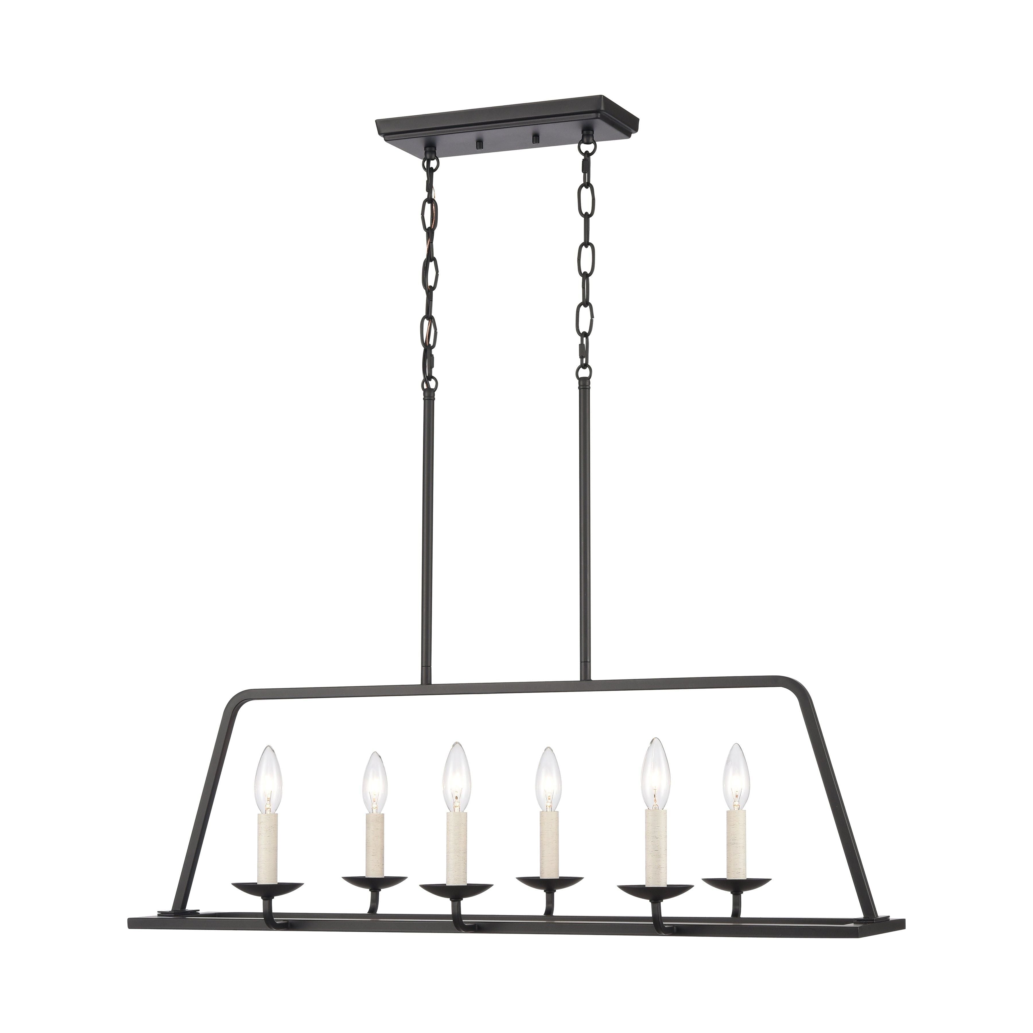 Ellisville 34" Wide 6-Light Chandelier