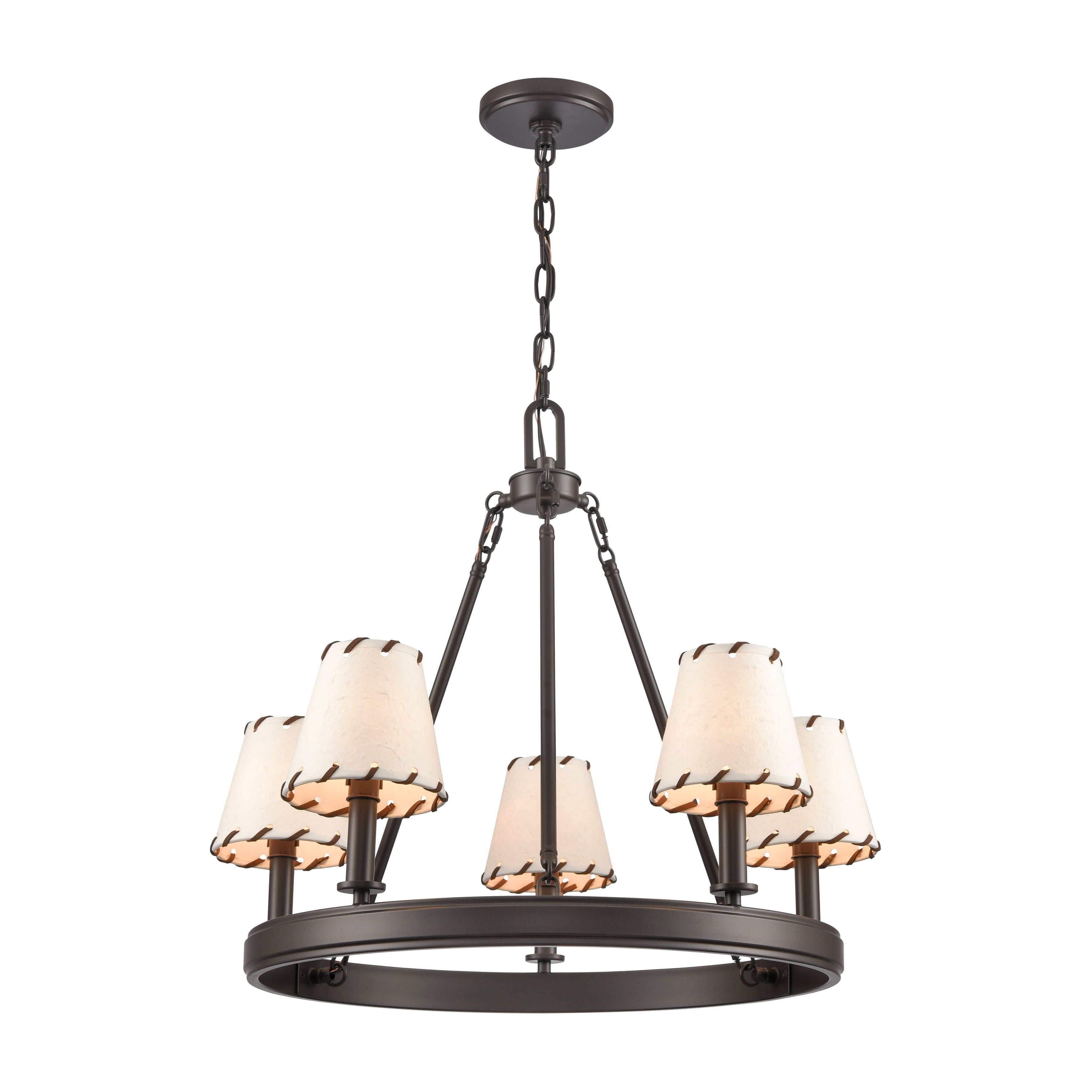 Marion 24.5" Wide 5-Light Chandelier