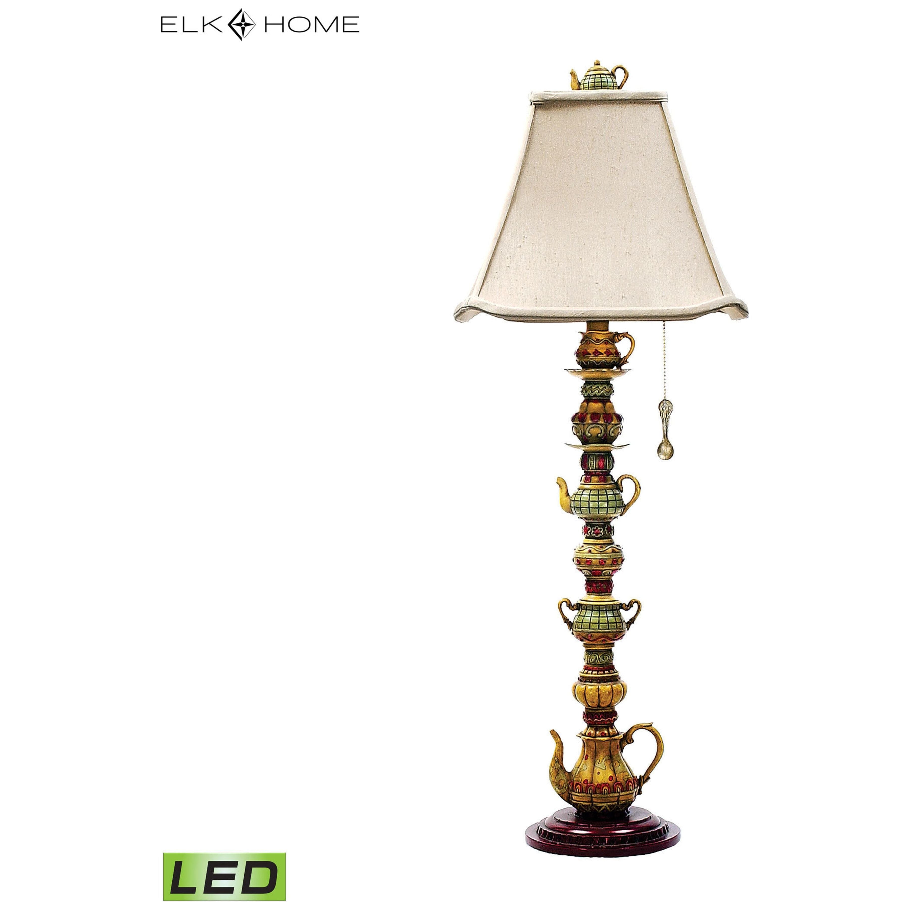 Tea Service 35" High 1-Light Table Lamp