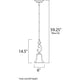 Oak Harbor 1-Light Mini Pendant