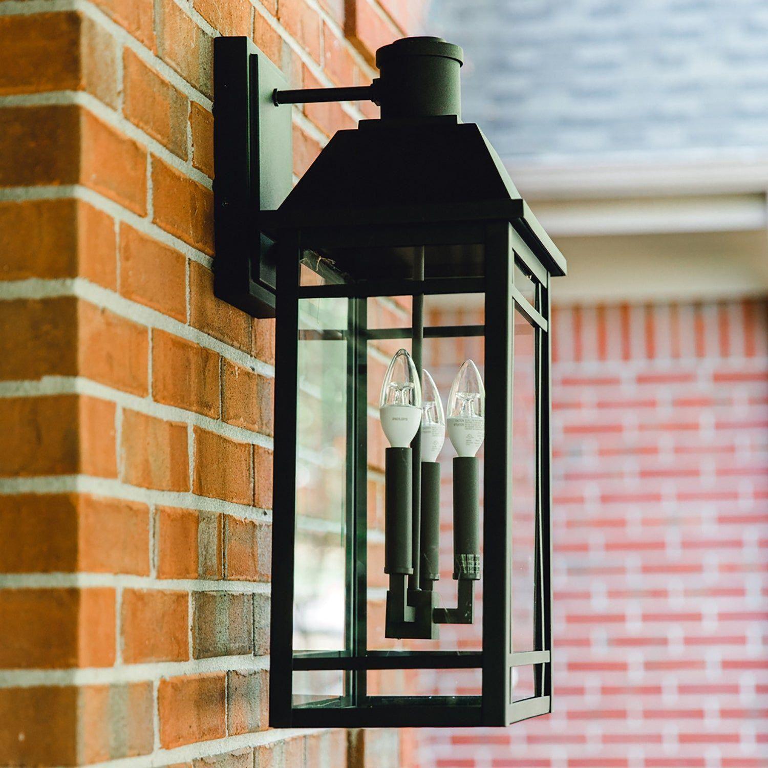 Braden 3-Light Outdoor Wall Lantern