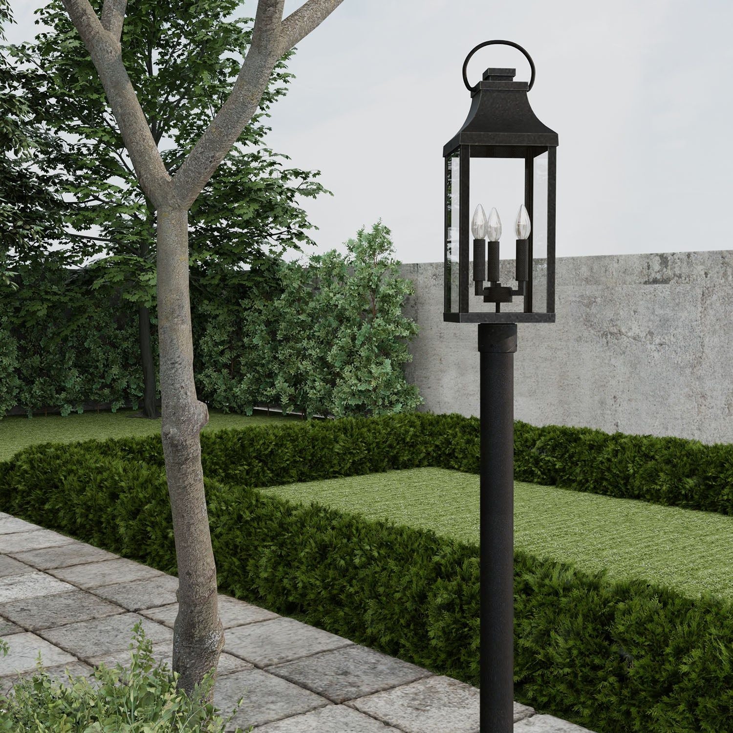 Bradford 3-Light Outdoor Post Lantern