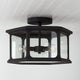 Walton 3-Light Outdoor Semi Flush Mount