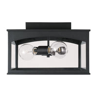 Burton 3-Light Outdoor Flush Mount
