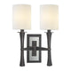York 2-Light Wall Sconce
