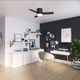 Minimus Low Profile Fan with LED Light 44"