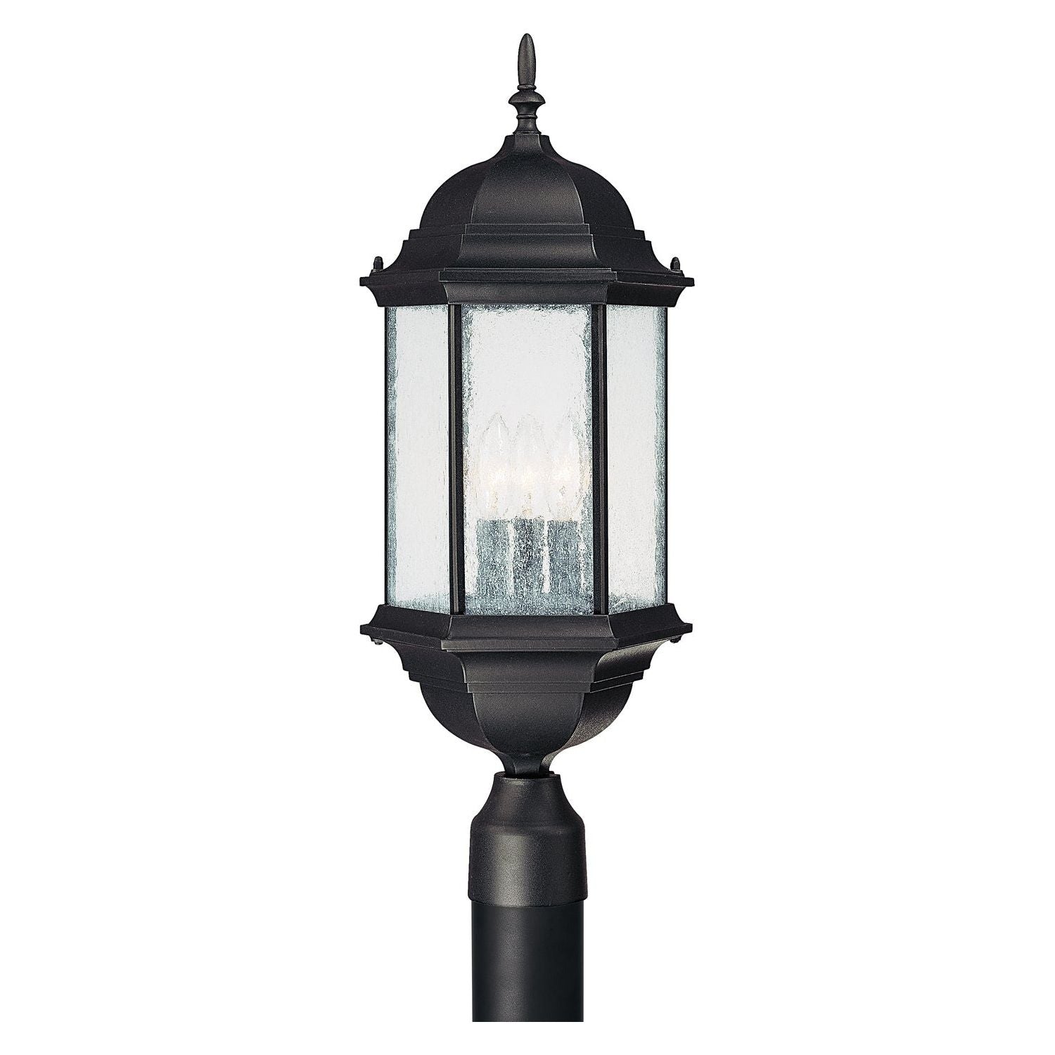 Main Street 3-Light Outdoor Post Lantern
