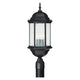 Main Street 3-Light Outdoor Post Lantern