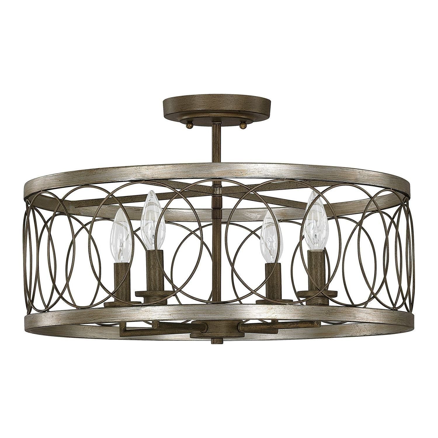 Madeline 4-Light Semi Flush Mount