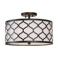 Felicia 3-Light Semi Flush Mount