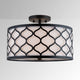Felicia 3-Light Semi Flush Mount