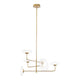 Helix 6-light LED Chandelier