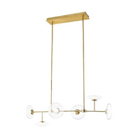 Helix 6-Light LED Linear Chandelier