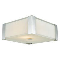 Urban 2-Light Square Flush Mount