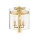 Baxter 3-Light Flush Mount