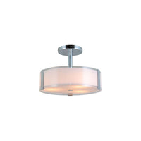 Urban 3-Light Semi Flush Mount