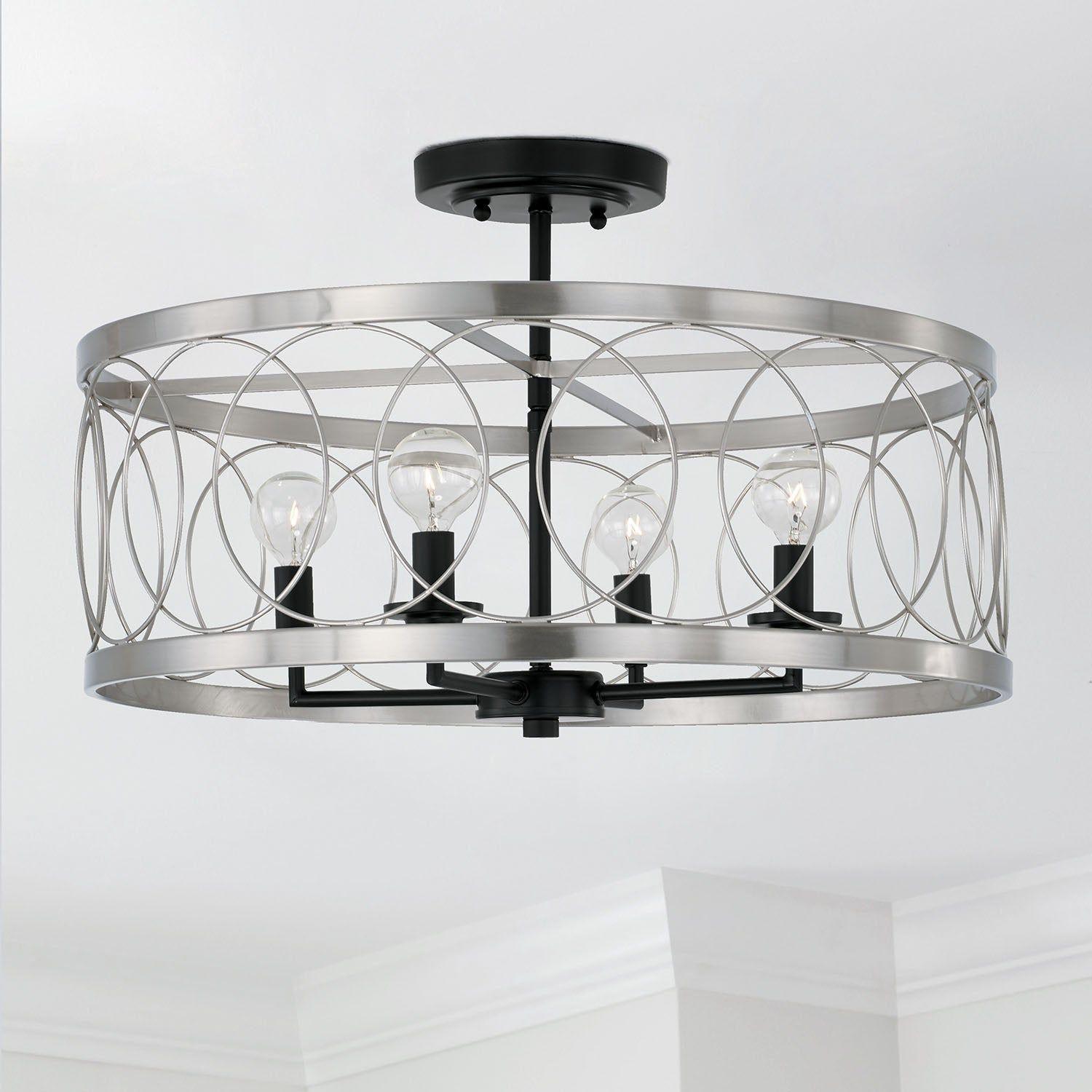 Madeline 4-Light Semi Flush Mount