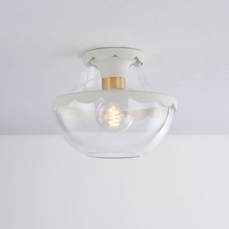 Alaina 1-Light Semi Flush