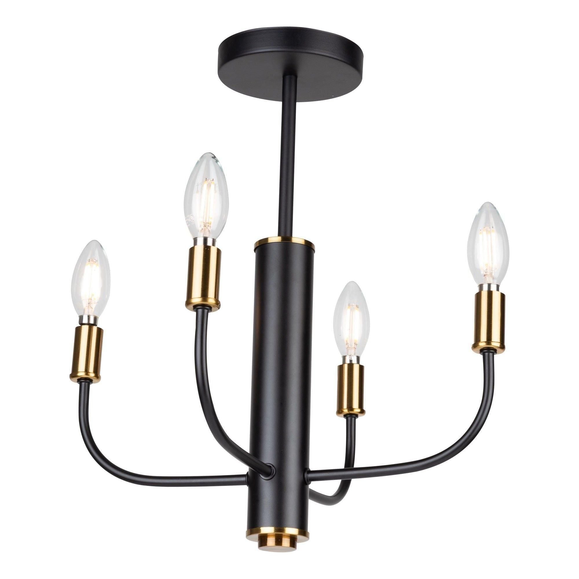 Artcraft Lighting - Verona 4-Light Semi Flush Mount - Lights Canada