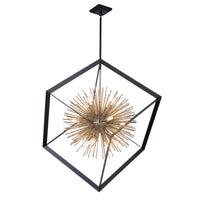 Sunburst 12-Light Chandelier
