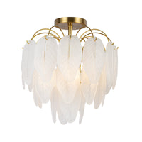Alessia 4-Light Semi Flush Mount