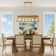 Lucian Linear Island Chandelier