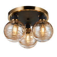 Gem 3-Light Semi-Flush Mount