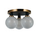 Gem 3-Light Semi-Flush Mount