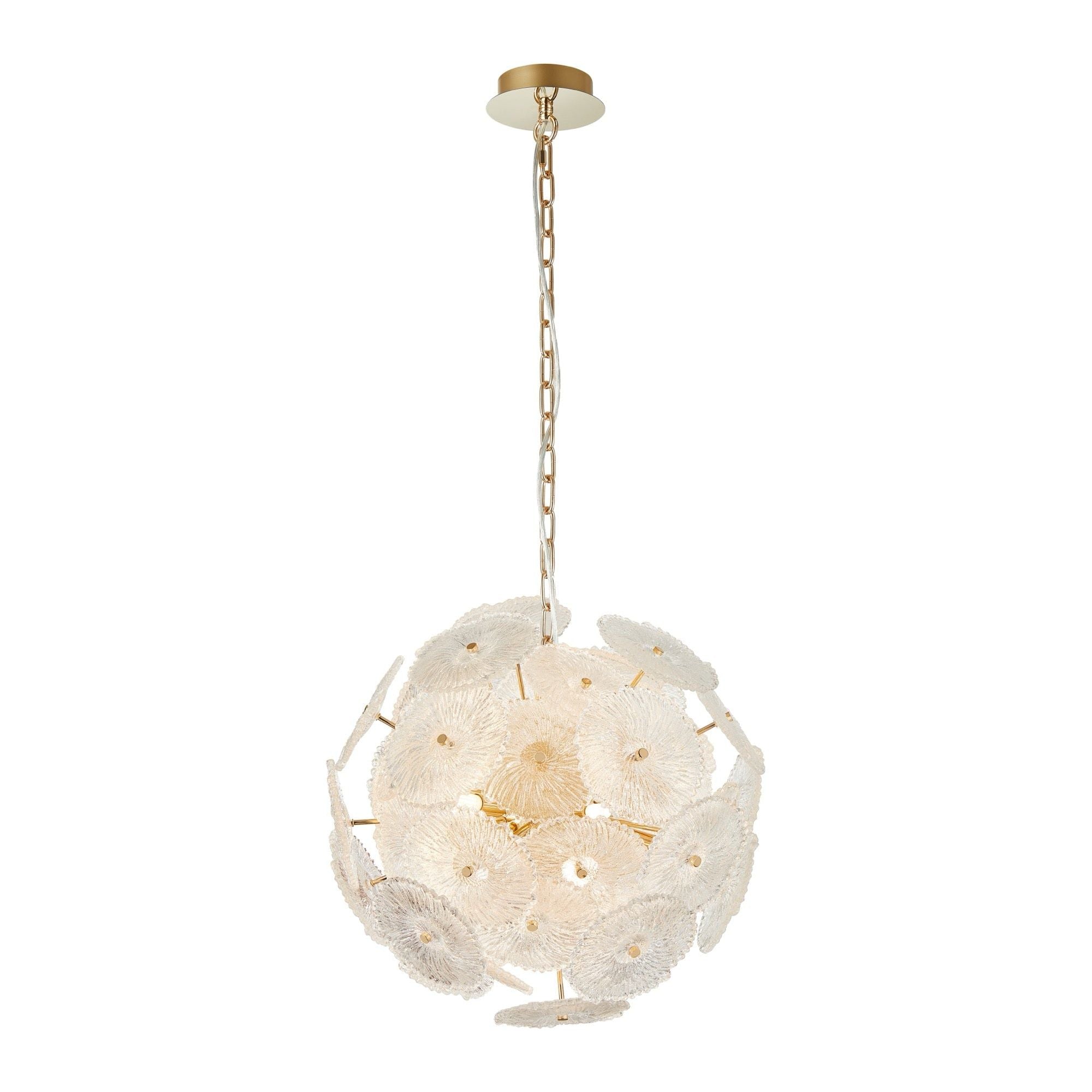 Bloom 18-Light 19.5" Chandelier